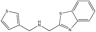 (1,3-benzothiazol-2-ylmethyl)(thiophen-3-ylmethyl)amine Struktur