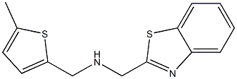 (1,3-benzothiazol-2-ylmethyl)[(5-methylthiophen-2-yl)methyl]amine Struktur