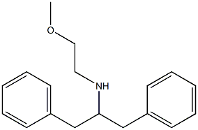 (1,3-diphenylpropan-2-yl)(2-methoxyethyl)amine Struktur