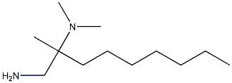 (1-amino-2-methylnonan-2-yl)dimethylamine Struktur