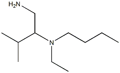 (1-amino-3-methylbutan-2-yl)(butyl)ethylamine Struktur