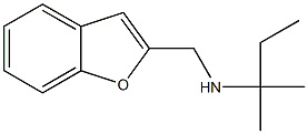 (1-benzofuran-2-ylmethyl)(2-methylbutan-2-yl)amine Struktur