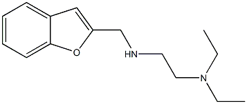 (1-benzofuran-2-ylmethyl)[2-(diethylamino)ethyl]amine Struktur