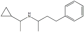 (1-cyclopropylethyl)(4-phenylbutan-2-yl)amine Struktur