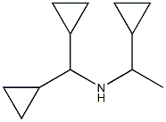 (1-cyclopropylethyl)(dicyclopropylmethyl)amine Struktur