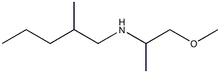 (1-methoxypropan-2-yl)(2-methylpentyl)amine Struktur