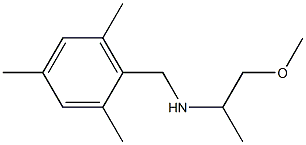 (1-methoxypropan-2-yl)[(2,4,6-trimethylphenyl)methyl]amine Struktur