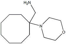 (1-morpholin-4-ylcyclooctyl)methylamine Struktur