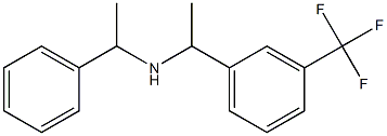 (1-phenylethyl)({1-[3-(trifluoromethyl)phenyl]ethyl})amine Struktur