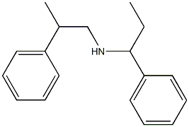 (1-phenylpropyl)(2-phenylpropyl)amine Struktur