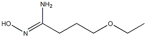 (1Z)-4-ethoxy-N'-hydroxybutanimidamide Struktur