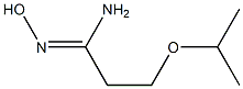 (1Z)-N'-hydroxy-3-isopropoxypropanimidamide Struktur