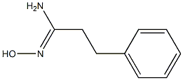 (1Z)-N'-hydroxy-3-phenylpropanimidamide Struktur