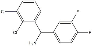 (2,3-dichlorophenyl)(3,4-difluorophenyl)methanamine Struktur