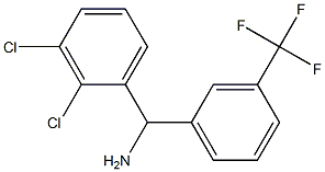 (2,3-dichlorophenyl)[3-(trifluoromethyl)phenyl]methanamine Struktur