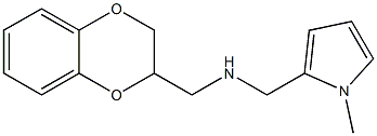 (2,3-dihydro-1,4-benzodioxin-2-ylmethyl)[(1-methyl-1H-pyrrol-2-yl)methyl]amine Struktur