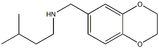 (2,3-dihydro-1,4-benzodioxin-6-ylmethyl)(3-methylbutyl)amine Struktur