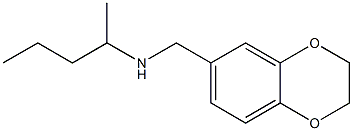 (2,3-dihydro-1,4-benzodioxin-6-ylmethyl)(pentan-2-yl)amine Struktur