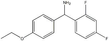 (2,4-difluorophenyl)(4-ethoxyphenyl)methanamine Struktur