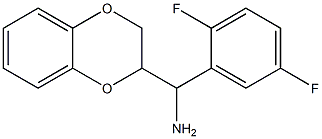 (2,5-difluorophenyl)(2,3-dihydro-1,4-benzodioxin-2-yl)methanamine Struktur