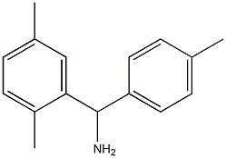 (2,5-dimethylphenyl)(4-methylphenyl)methanamine Struktur