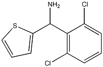 (2,6-dichlorophenyl)(thiophen-2-yl)methanamine Struktur