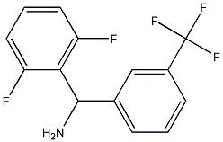 (2,6-difluorophenyl)[3-(trifluoromethyl)phenyl]methanamine Struktur