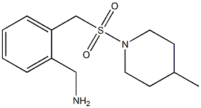 (2-{[(4-methylpiperidine-1-)sulfonyl]methyl}phenyl)methanamine Struktur