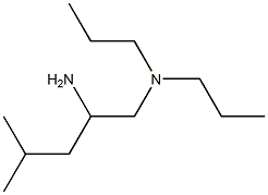 (2-amino-4-methylpentyl)dipropylamine Struktur