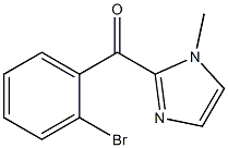 (2-bromophenyl)(1-methyl-1H-imidazol-2-yl)methanone Struktur