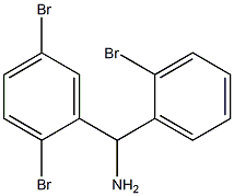 (2-bromophenyl)(2,5-dibromophenyl)methanamine Struktur