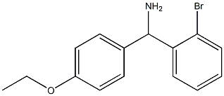 (2-bromophenyl)(4-ethoxyphenyl)methanamine Struktur