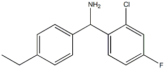 (2-chloro-4-fluorophenyl)(4-ethylphenyl)methanamine Struktur