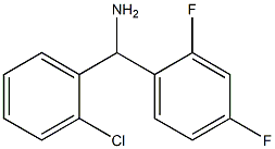 (2-chlorophenyl)(2,4-difluorophenyl)methanamine Struktur