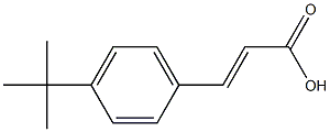 (2E)-3-(4-tert-butylphenyl)prop-2-enoic acid Struktur