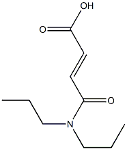 (2E)-4-(dipropylamino)-4-oxobut-2-enoic acid Struktur