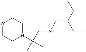 (2-ethylbutyl)[2-methyl-2-(morpholin-4-yl)propyl]amine Struktur