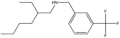 (2-ethylhexyl)({[3-(trifluoromethyl)phenyl]methyl})amine Struktur