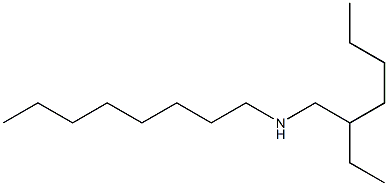 (2-ethylhexyl)(octyl)amine Struktur