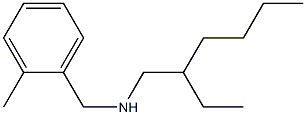 (2-ethylhexyl)[(2-methylphenyl)methyl]amine Struktur