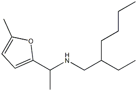 (2-ethylhexyl)[1-(5-methylfuran-2-yl)ethyl]amine Struktur