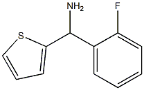 (2-fluorophenyl)(thiophen-2-yl)methanamine Struktur