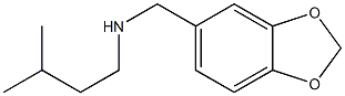 (2H-1,3-benzodioxol-5-ylmethyl)(3-methylbutyl)amine Struktur