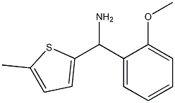 (2-methoxyphenyl)(5-methylthiophen-2-yl)methanamine Struktur