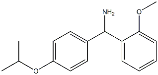 (2-methoxyphenyl)[4-(propan-2-yloxy)phenyl]methanamine Struktur