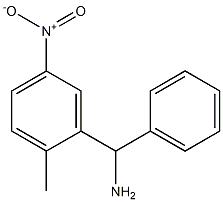 (2-methyl-5-nitrophenyl)(phenyl)methanamine Struktur