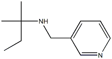 (2-methylbutan-2-yl)(pyridin-3-ylmethyl)amine Struktur