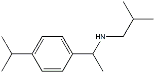 (2-methylpropyl)({1-[4-(propan-2-yl)phenyl]ethyl})amine Struktur