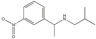 (2-methylpropyl)[1-(3-nitrophenyl)ethyl]amine Struktur