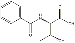 (2S,3R)-2-(benzoylamino)-3-hydroxybutanoic acid Struktur